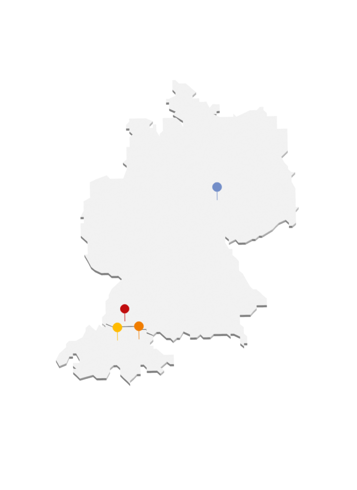 Karte Standorte